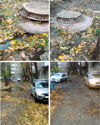 Вячеслав Тарасов помог организовать прочистку канализационных колодцев